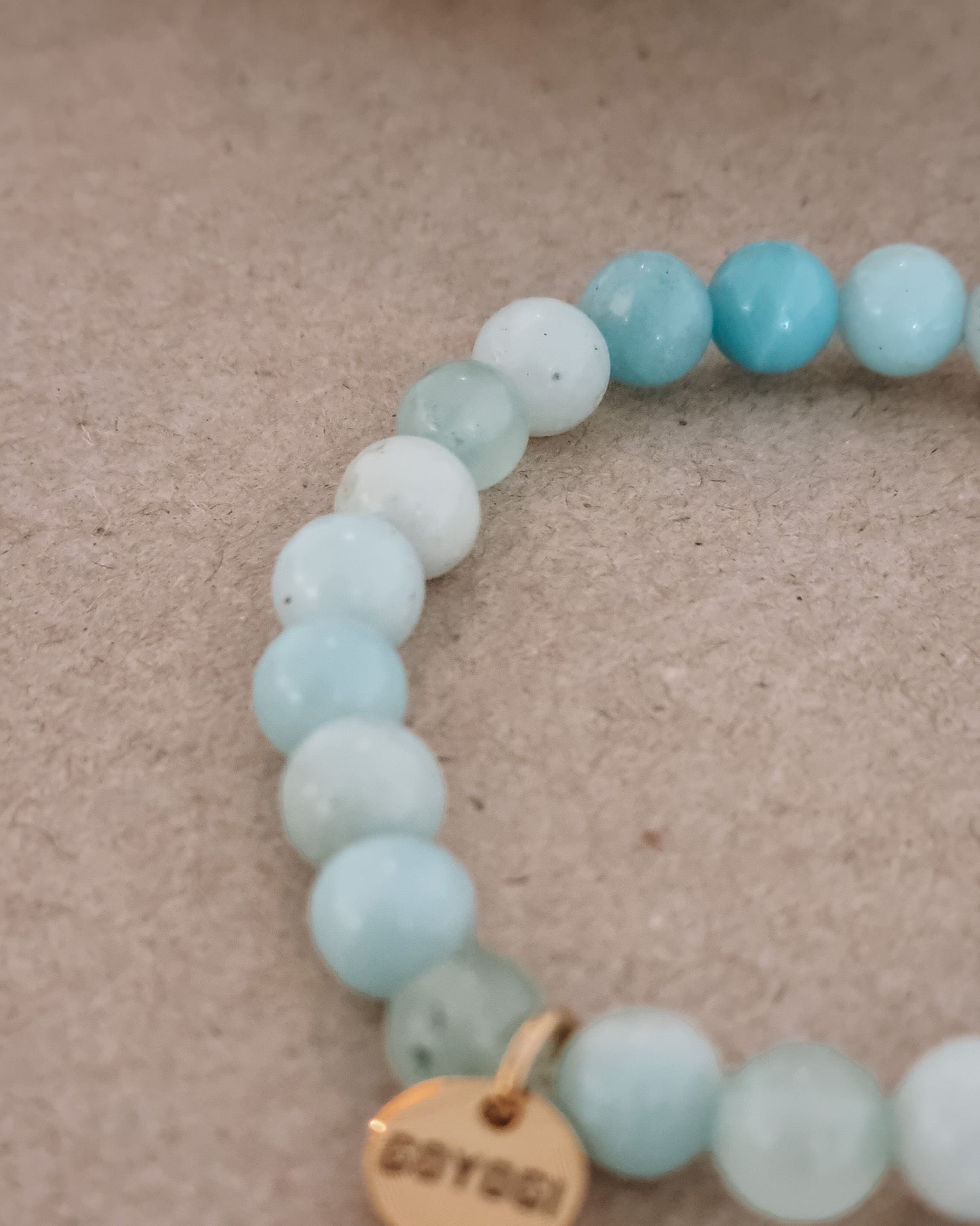 Mantra ENERGY armbånd - Kommunikation - Amazonit -