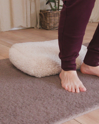 Release Wool Rectangular Bolster - Sand