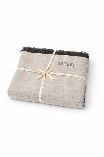 Mindful Deluxe Yoga Blanket - Grey