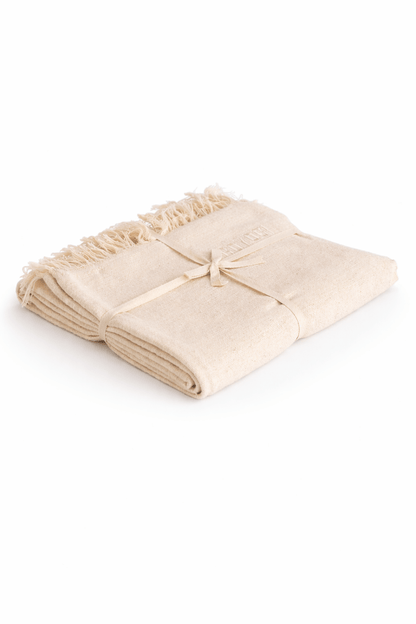 Mindful Deluxe Yoga Blanket - Natural